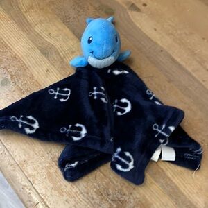 Hudson Baby HB Lovey Security Blanket Whale Anchor Nautical Plush